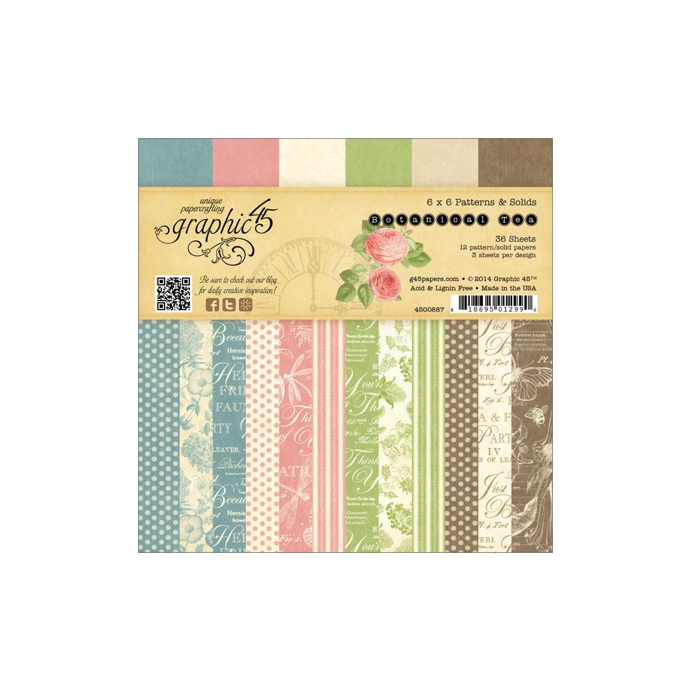 Graphic 45 Come Away With Me Double-Sided Paper Pad 6"X6" Graphic 45 Come Away With Me Double-Sided Paper Pad 6"X6"